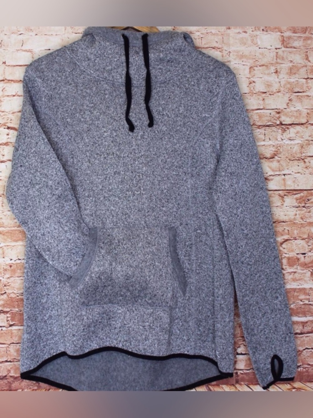 Danskin | Heathered Gray Long Length Hoodie